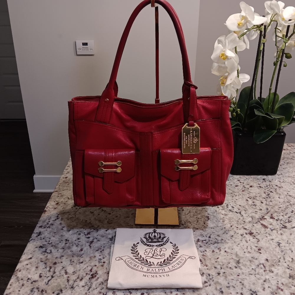 Ralph Lauren Vintage Leather Satchel